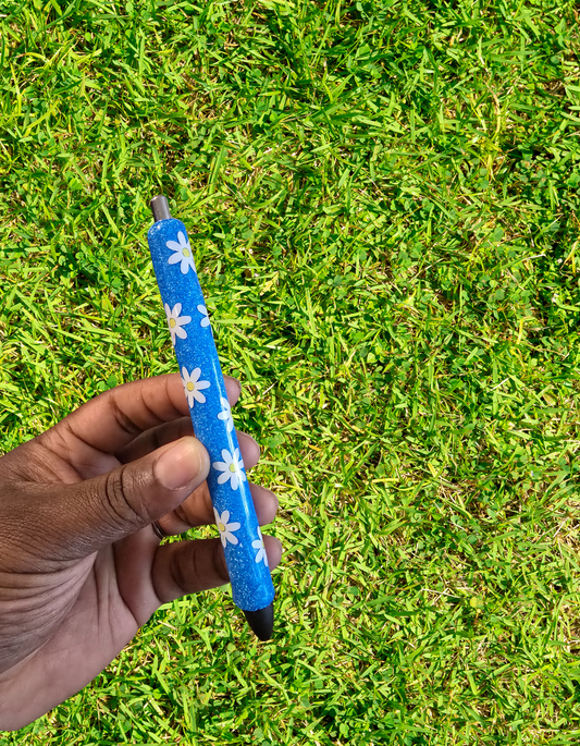Daisy Glitter Pen