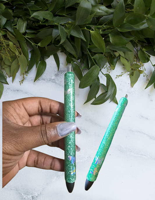 Holographic Butterfly Glitter Pen