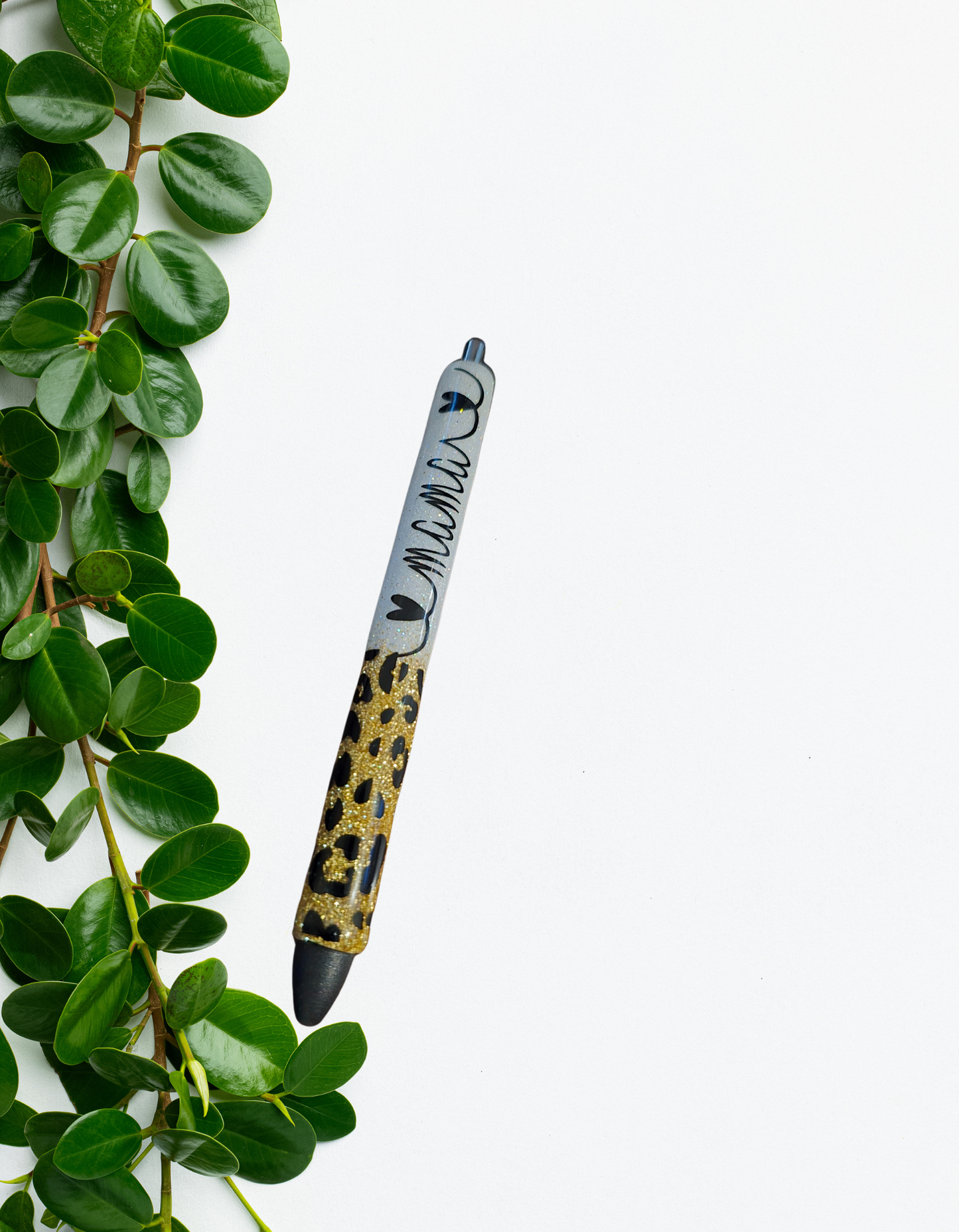 Personalized Leopard Glitter Pen