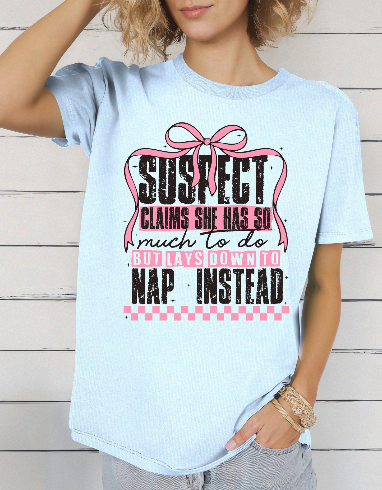 Suspect Claims She Has So Much To Do But Naps Instead
