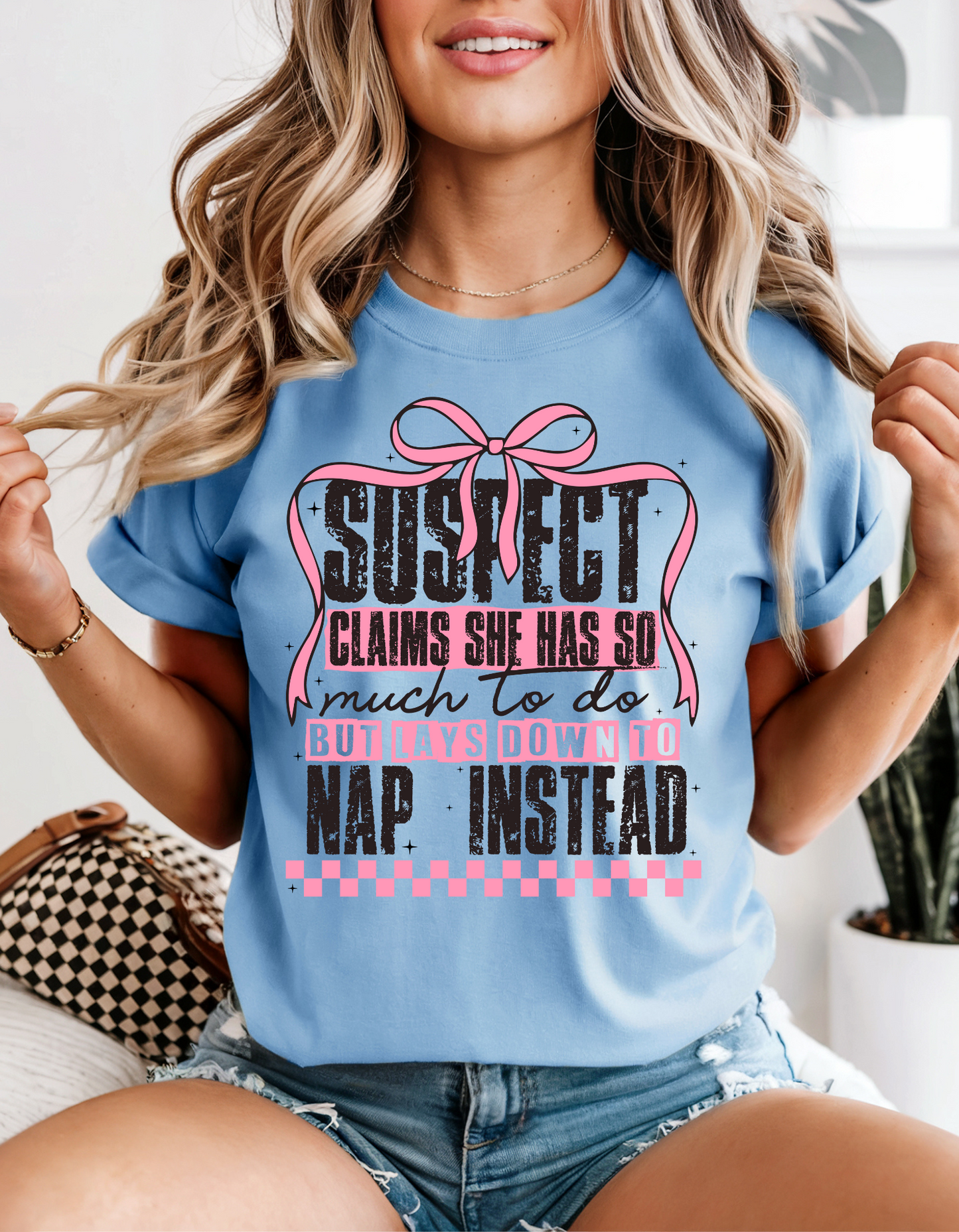 Suspect Claims She Has So Much To Do But Naps Instead