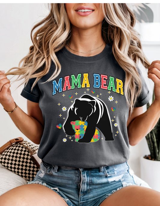 Autism Awareness Mama Bear