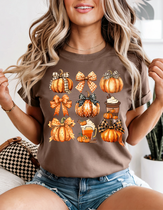 Coquette Pumpkins and Bows