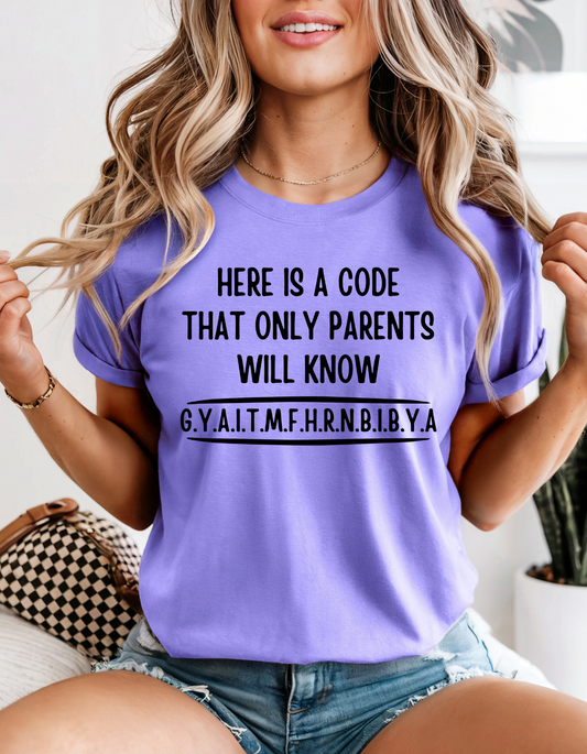 Here's A Code Only Parents Will Know