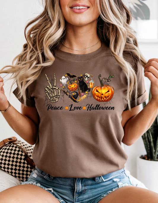 Peace Love Halloween