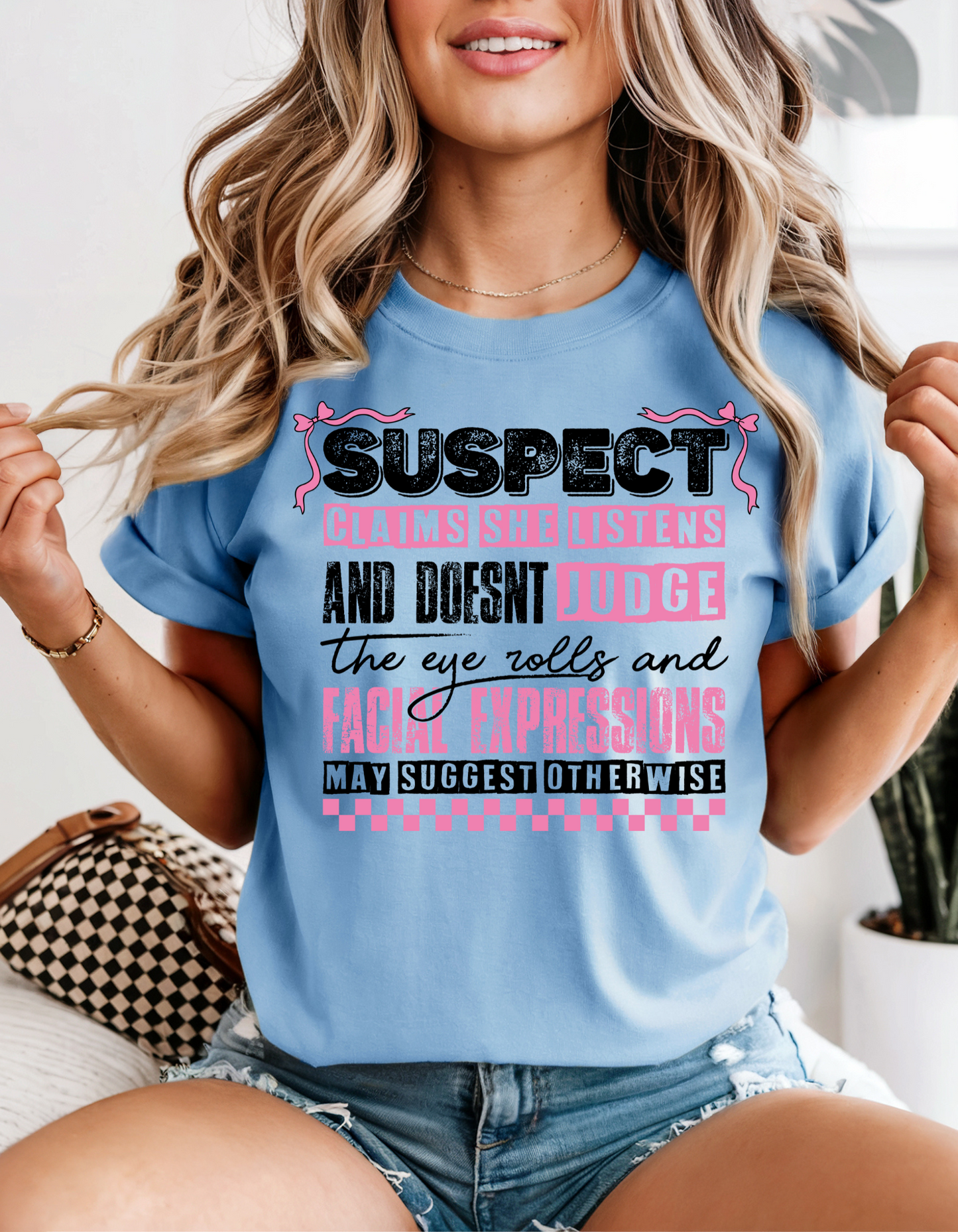 Suspect Claims She Listens and Doesn't Judge, The Eye Rolls and Facial Expressions May Suggest Otherwise