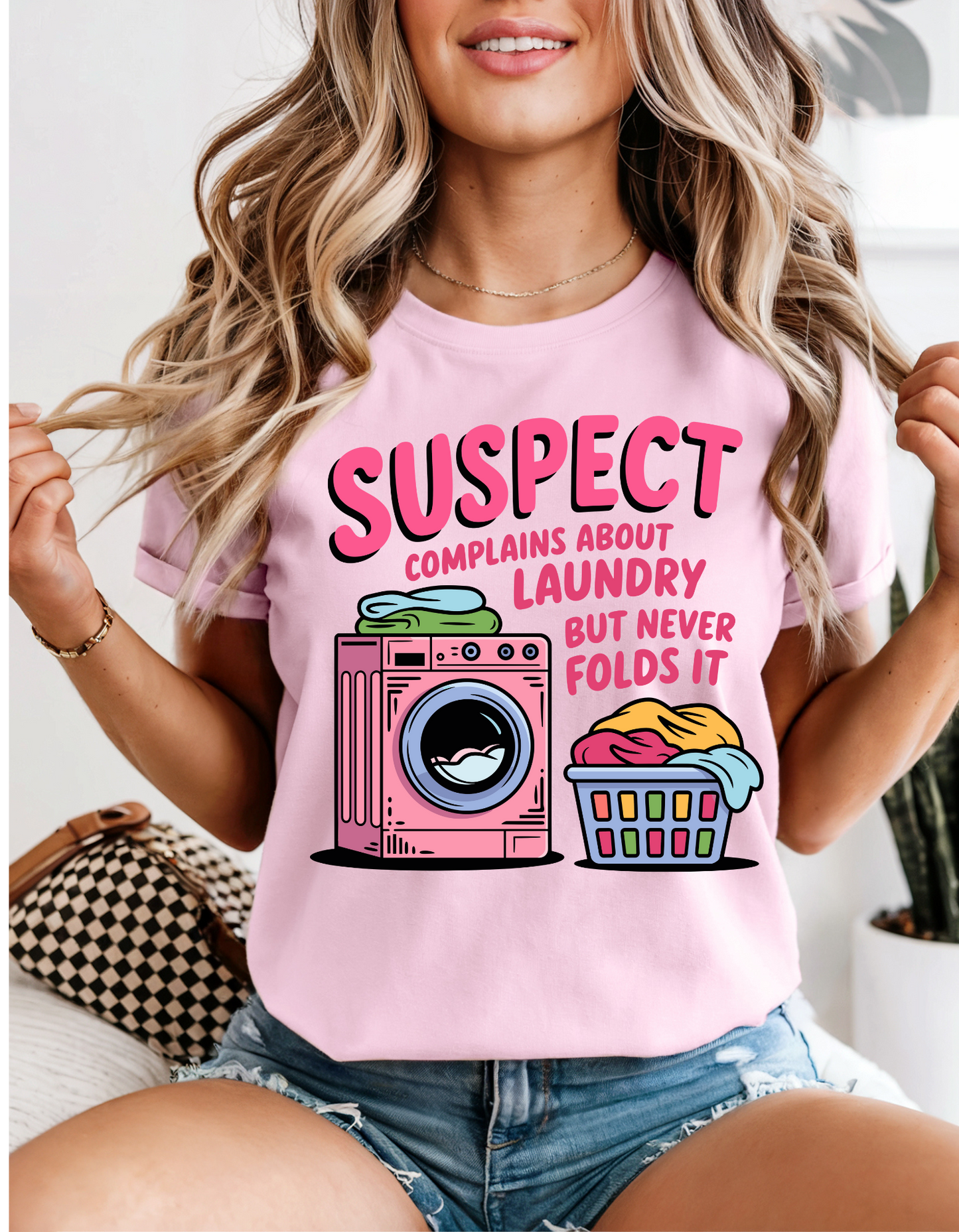Suspect Complains About Laundry But Never Folds It